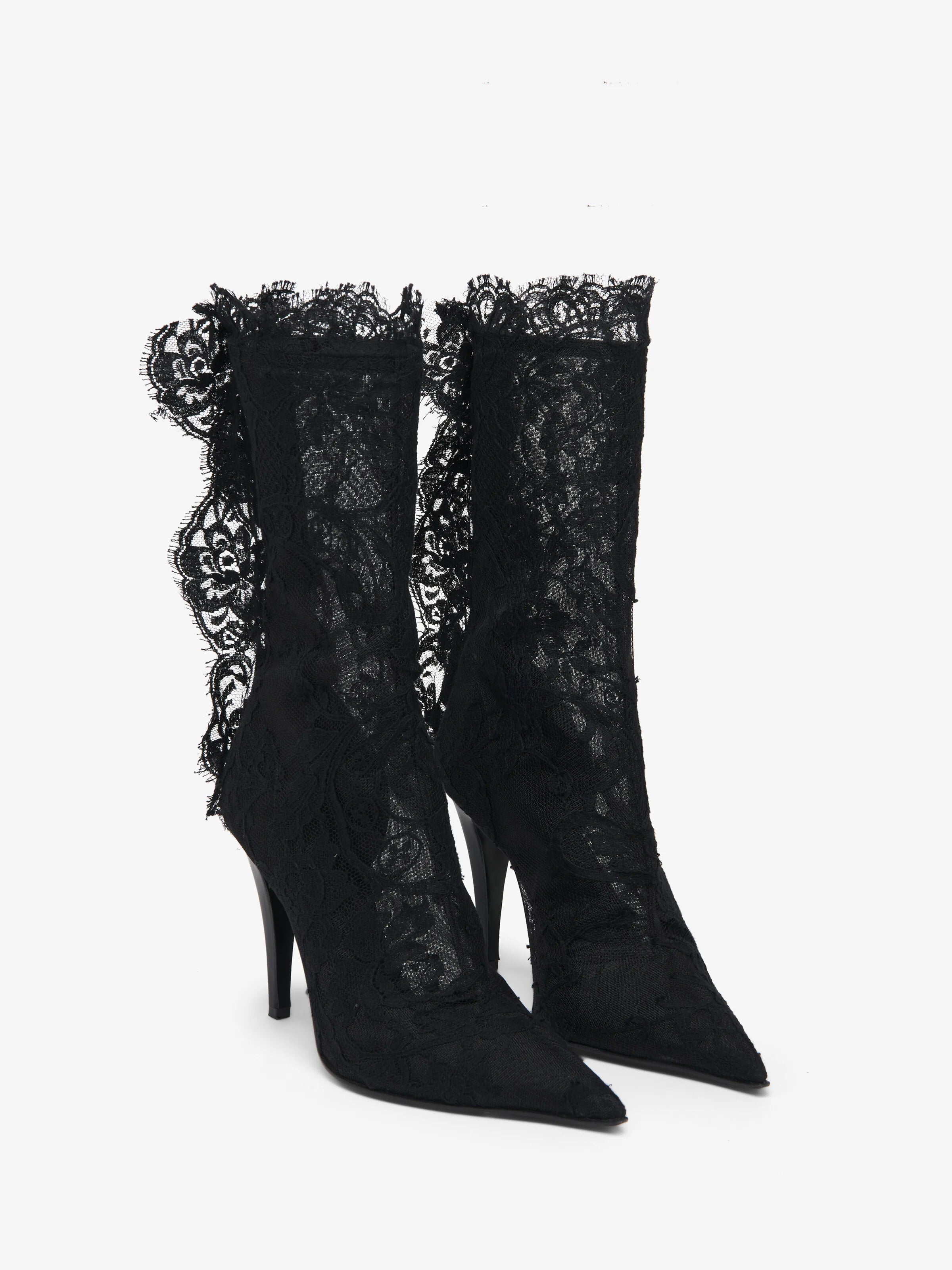 Alexander McQueen Heron Lace Boots