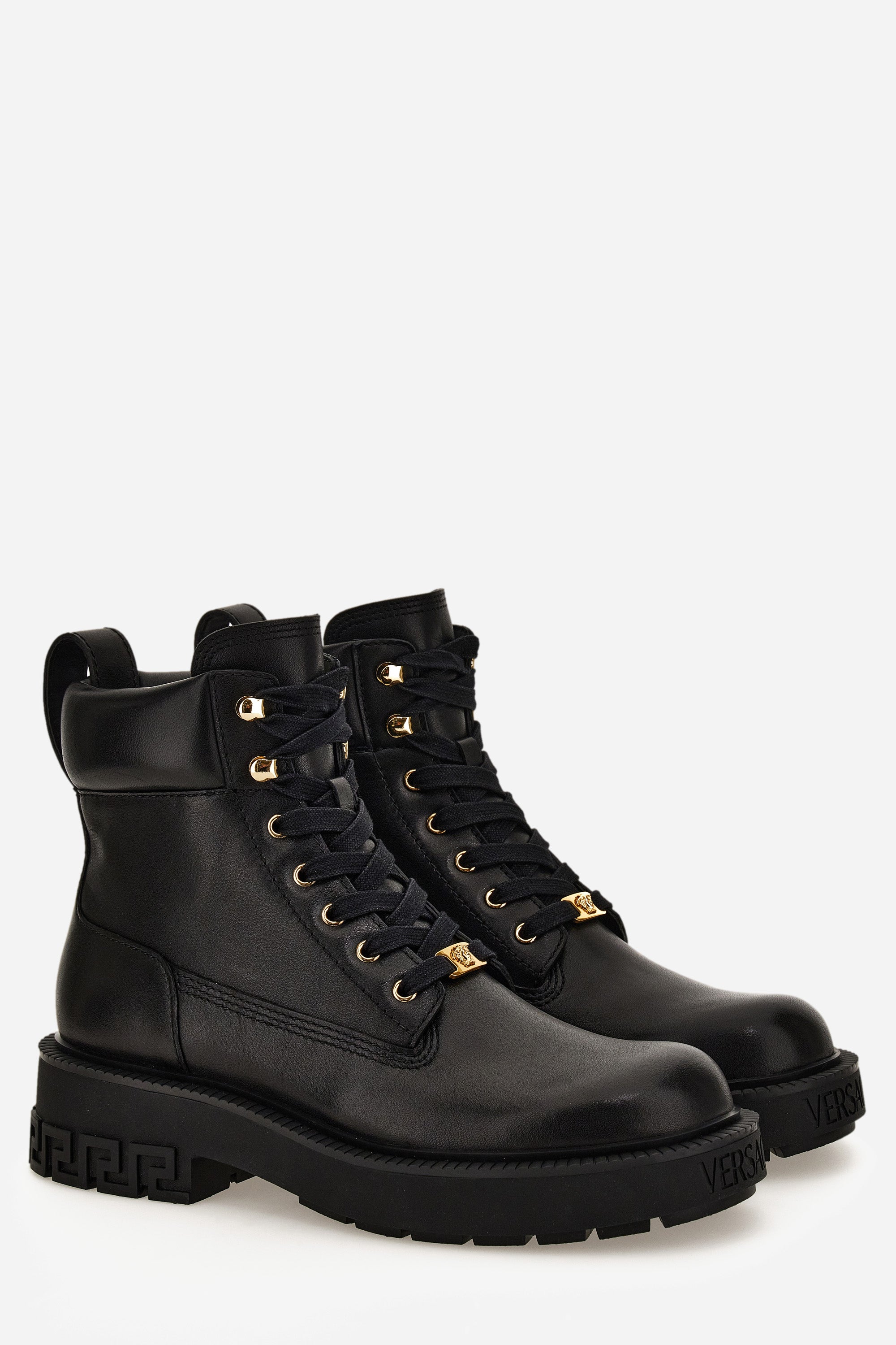 Versace Tank Lace Up Ankle Boot