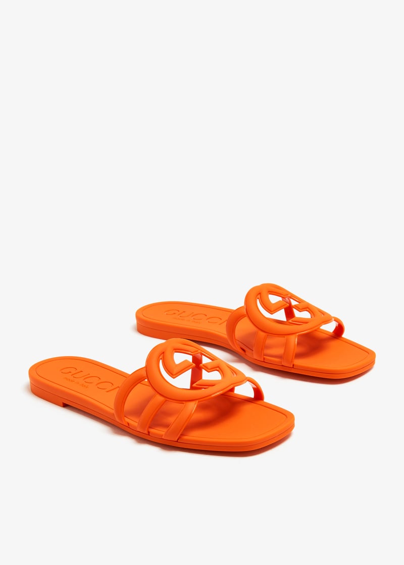 Gucci Interlocking G Slide Sandals