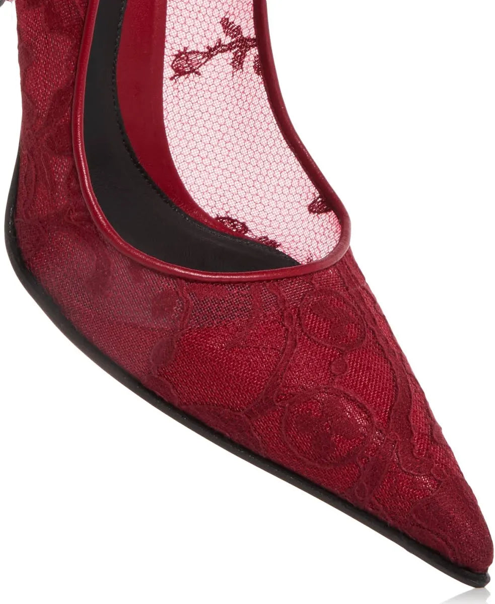 Alexander McQueen Heron Lace Pumps