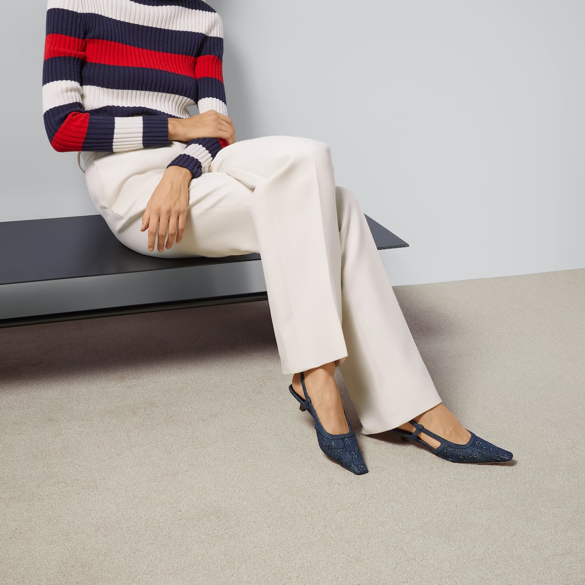 Gucci GG Slingback Pumps