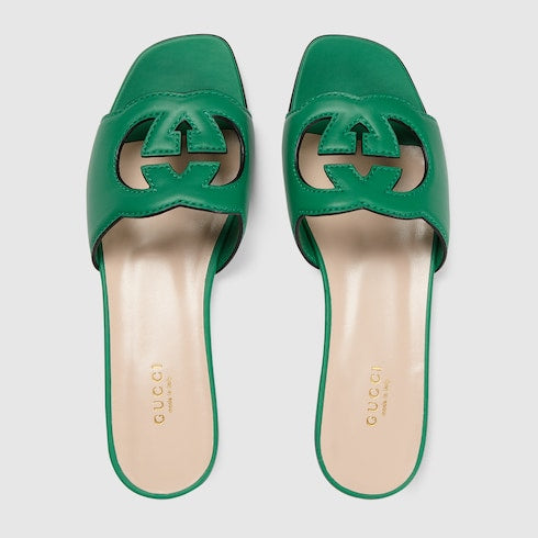 Gucci Interlocking G Slide Sandals