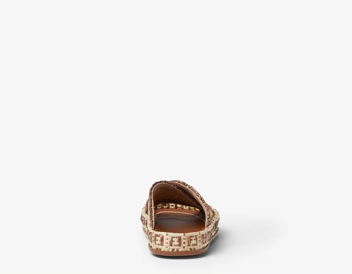 Fendi Large Intersecting Band Slides