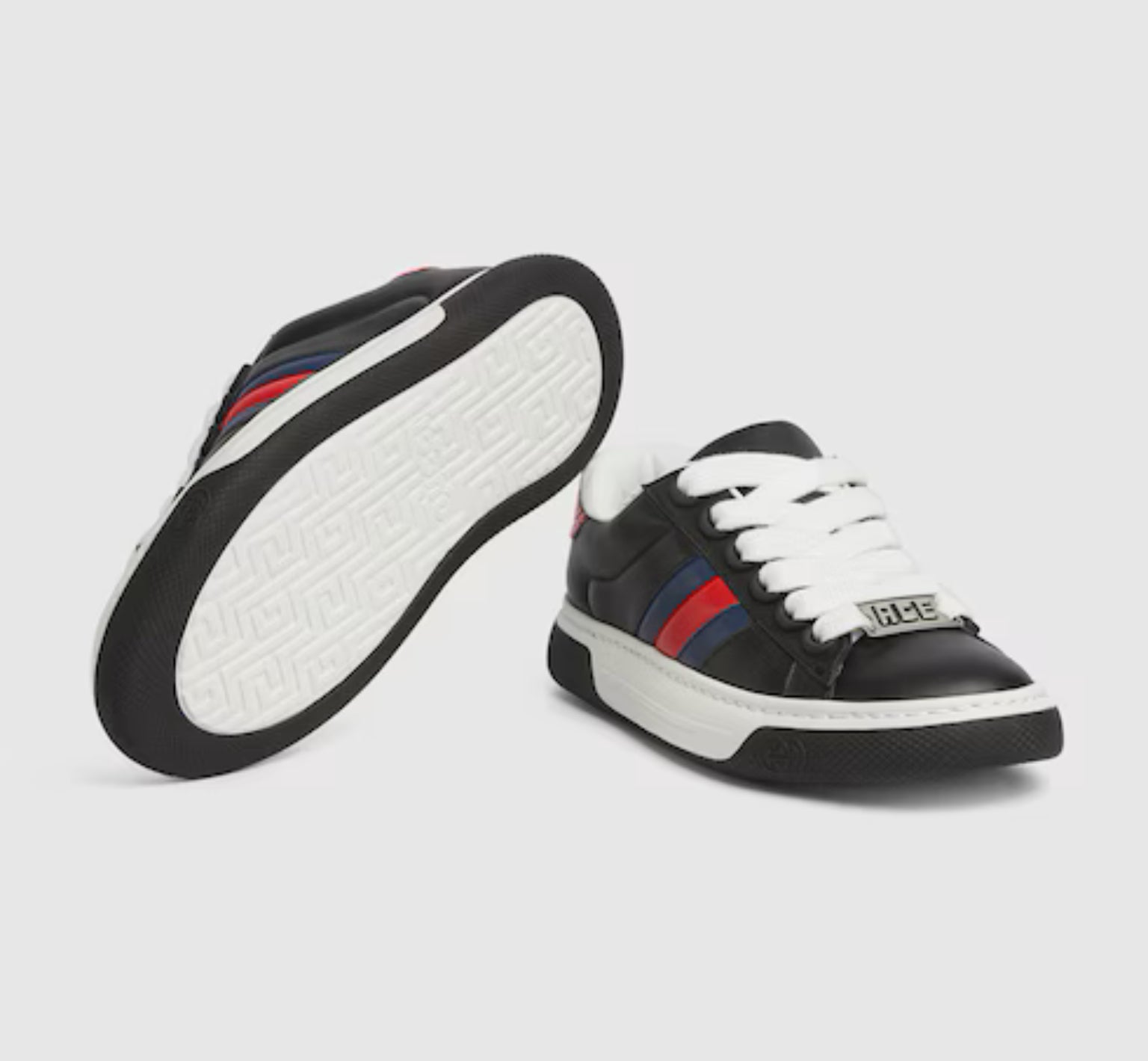 Gucci Ace Web Trainer Sneakers
