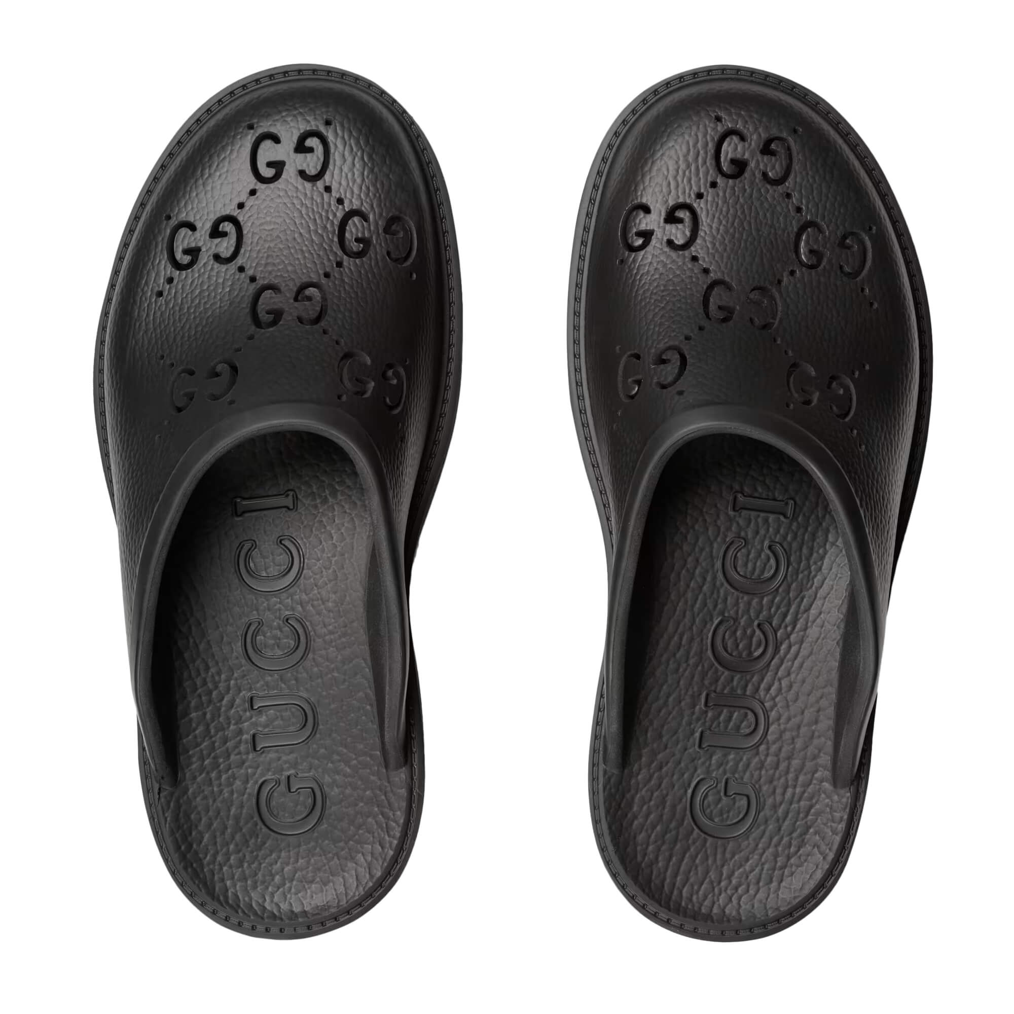 Gucci Perforated G Platform Sandals
