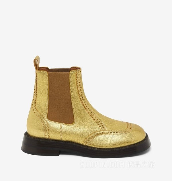 Alexander McQueen Brogue Chelsea Boots