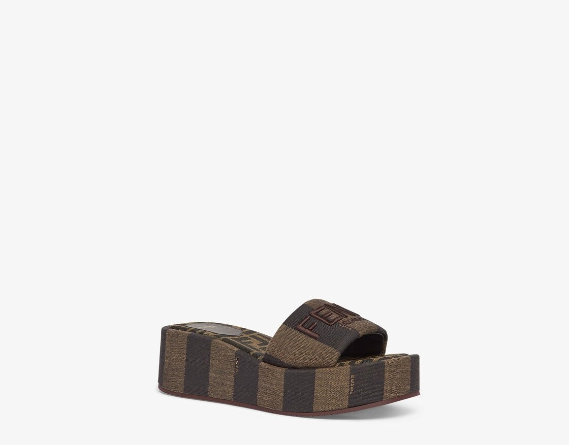 Fendi Sunshine Flatform Slides