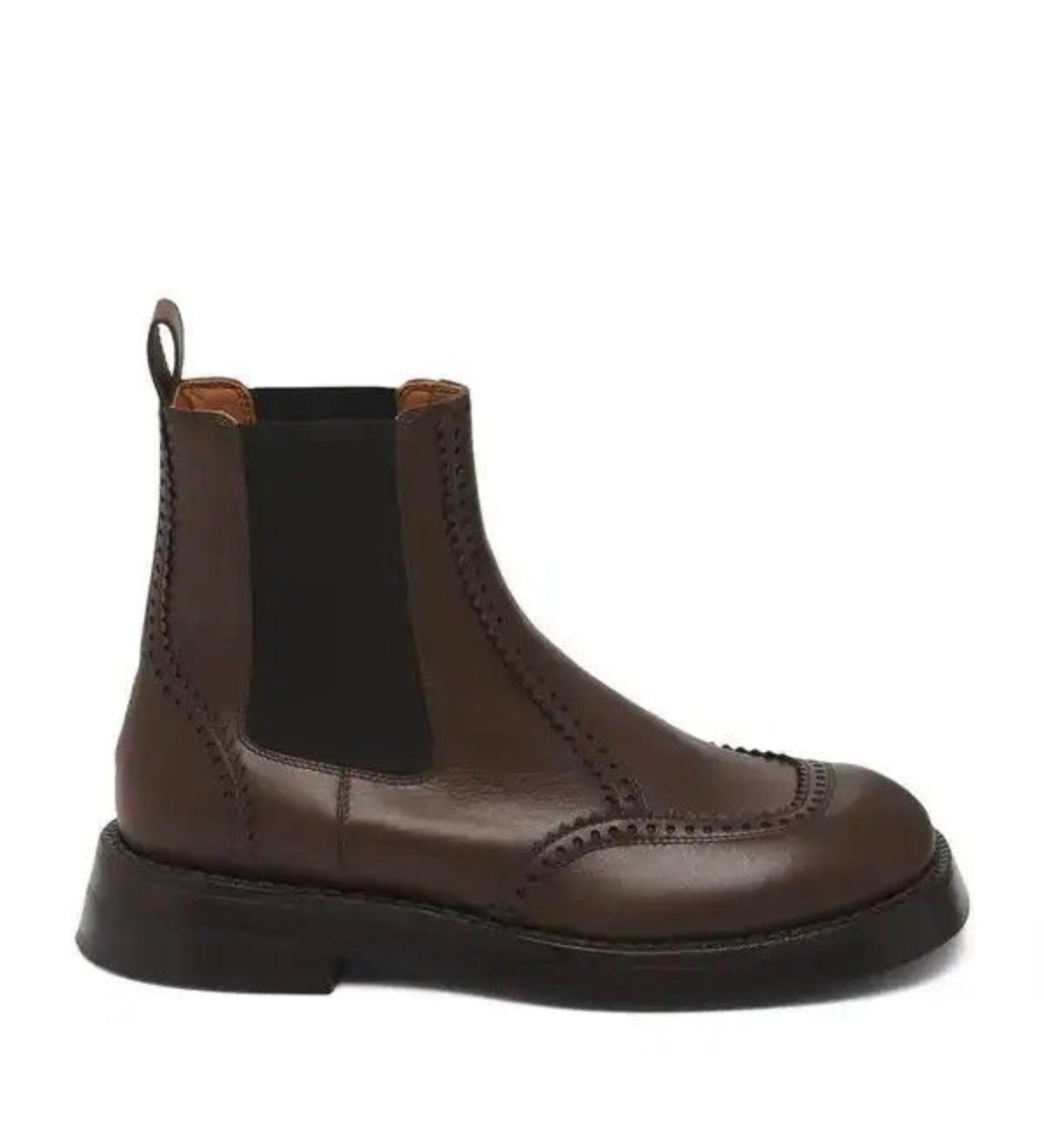 Alexander McQueen Brogue Chelsea Boots