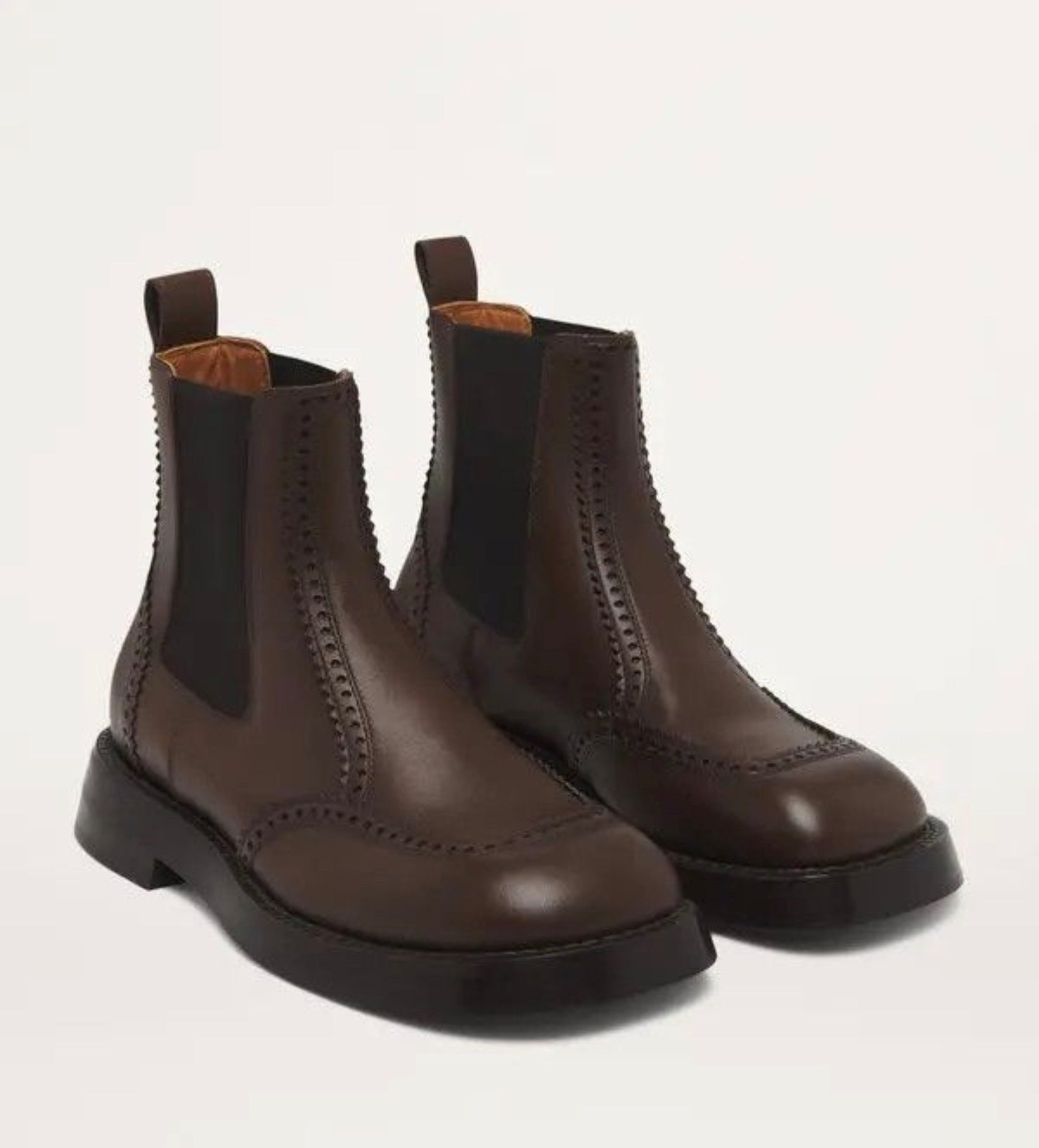 Alexander McQueen Brogue Chelsea Boots