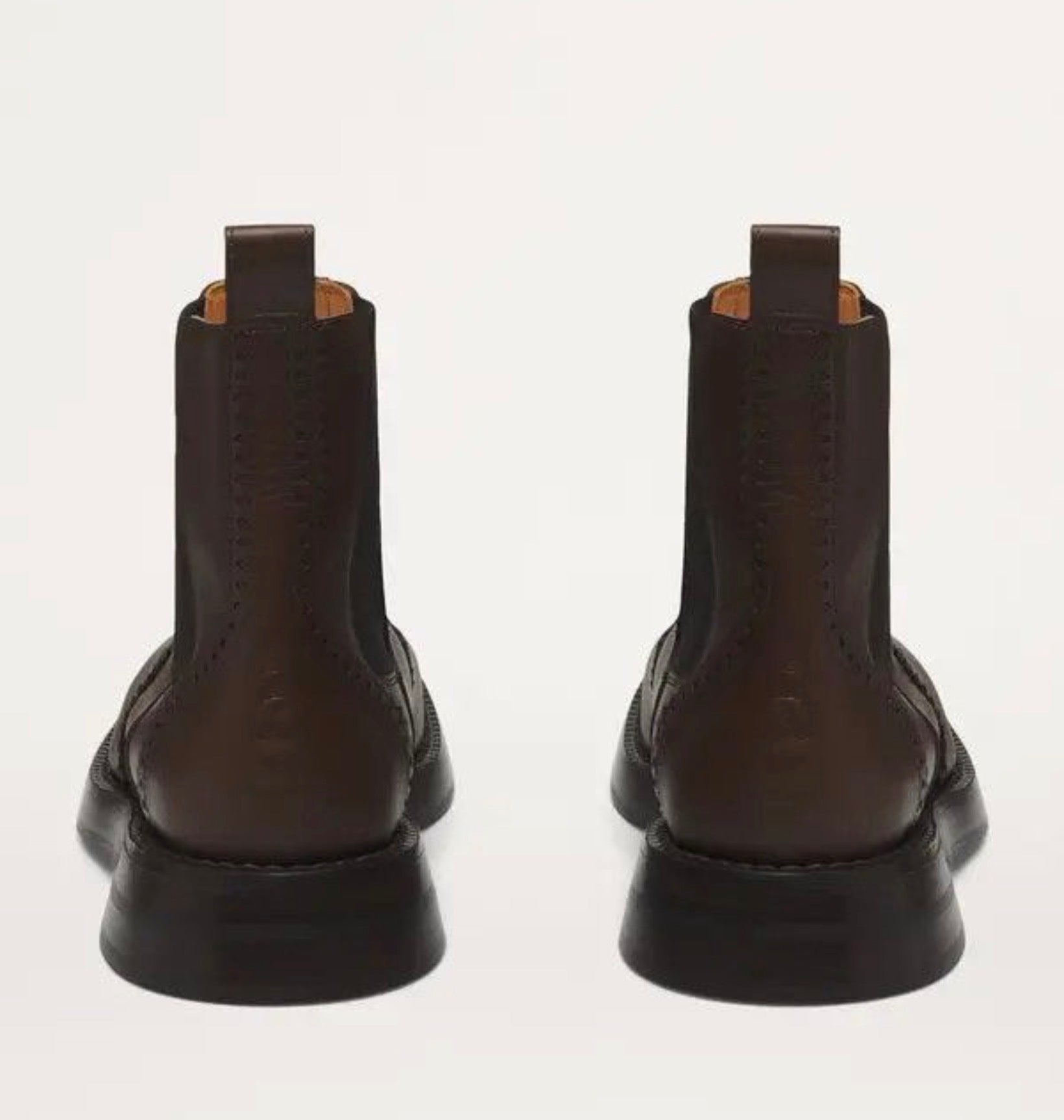 Alexander McQueen Brogue Chelsea Boots