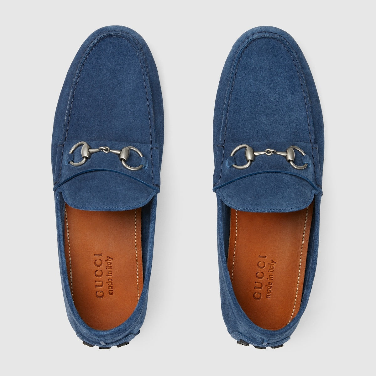 Gucci Horsebit Suede Drivers