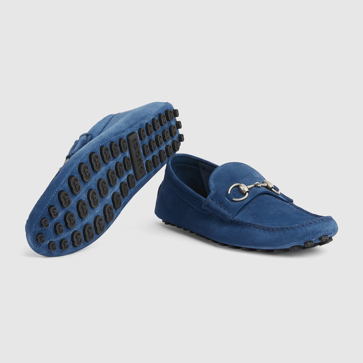 Gucci Horsebit Suede Drivers