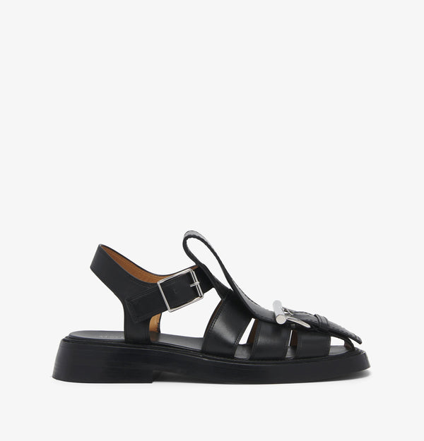 Alexander McQueen T-Bar Caged Sandals