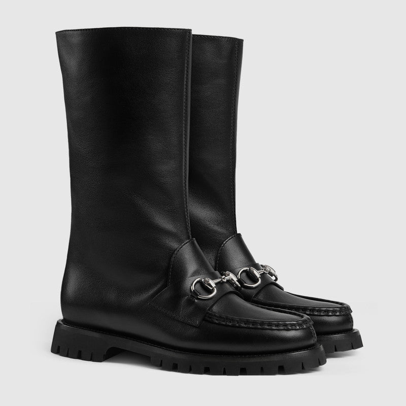 Gucci Horsebit Slip On Boots