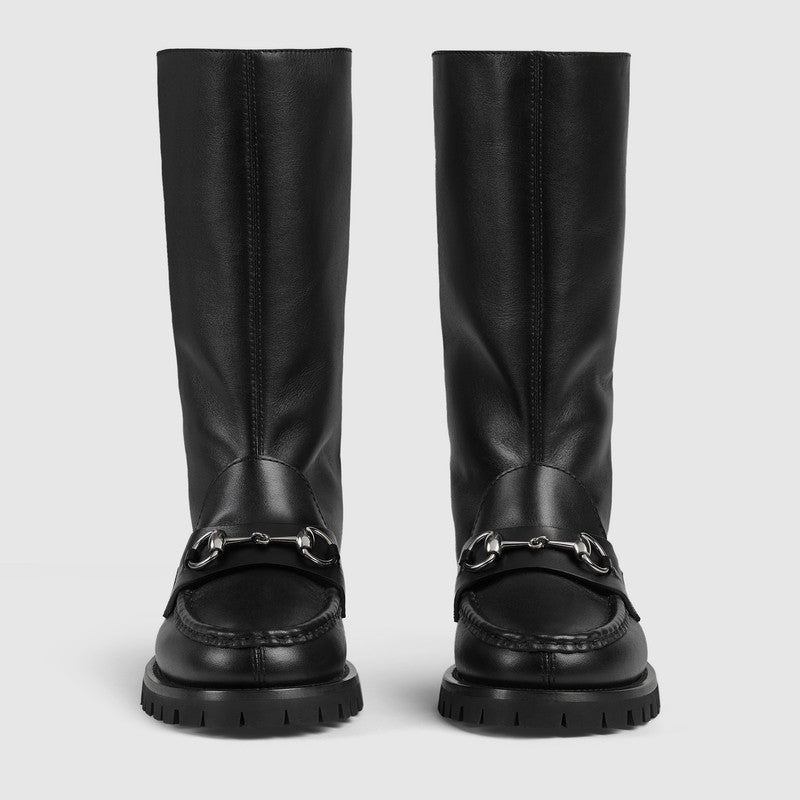 Gucci Horsebit Slip On Boots