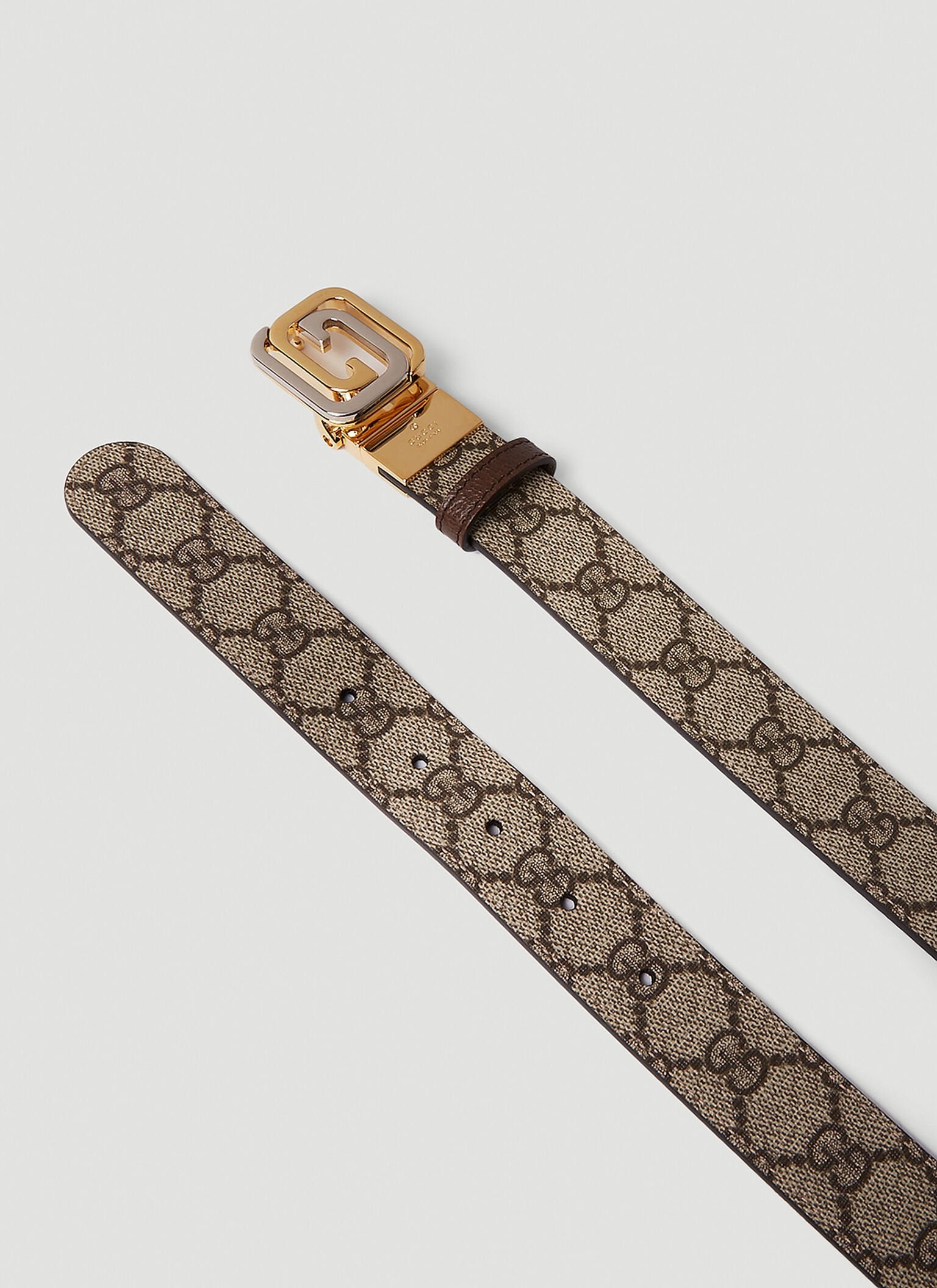 Gucci Squared Interlocking G Reversible Belt