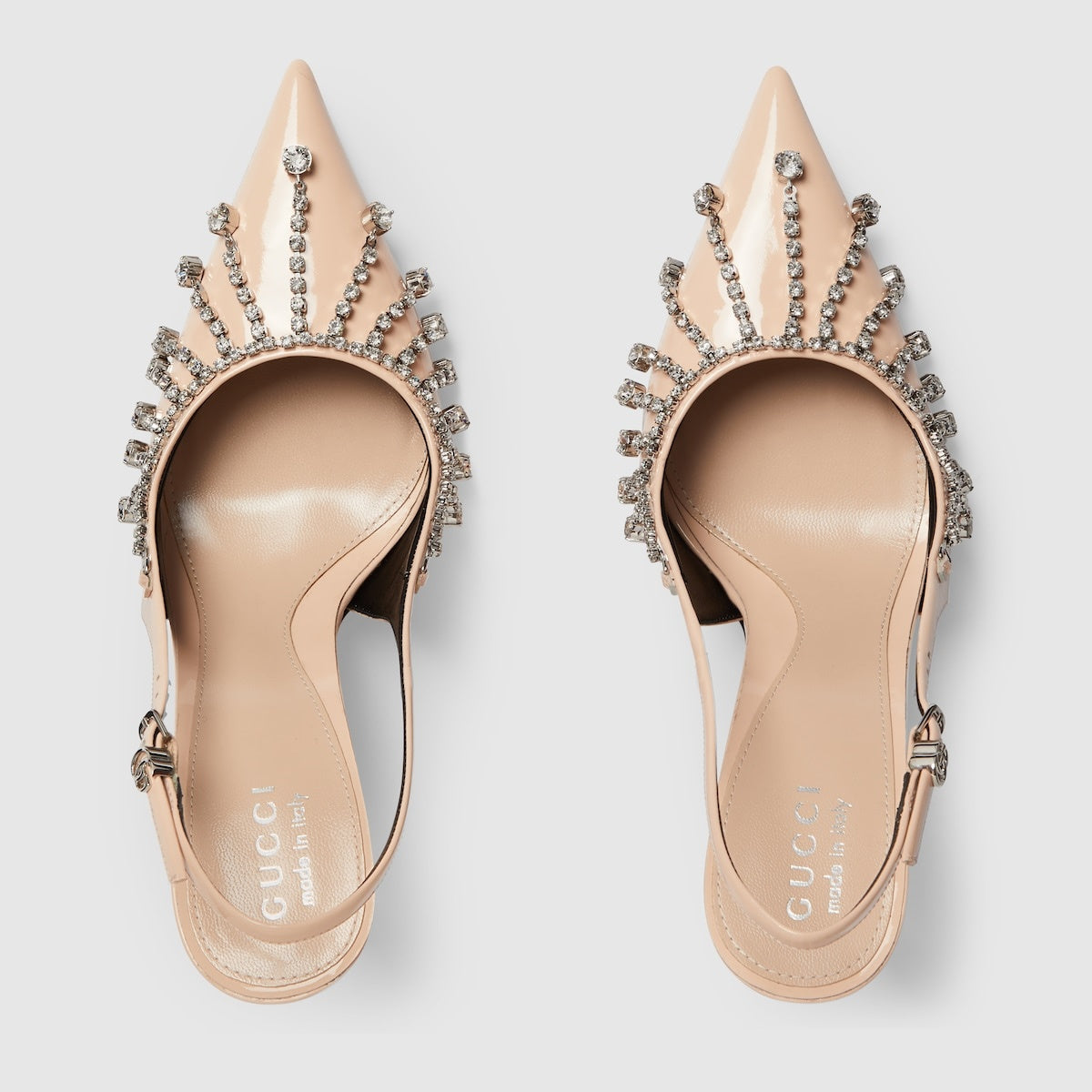 Gucci Crystal Chain Pumps