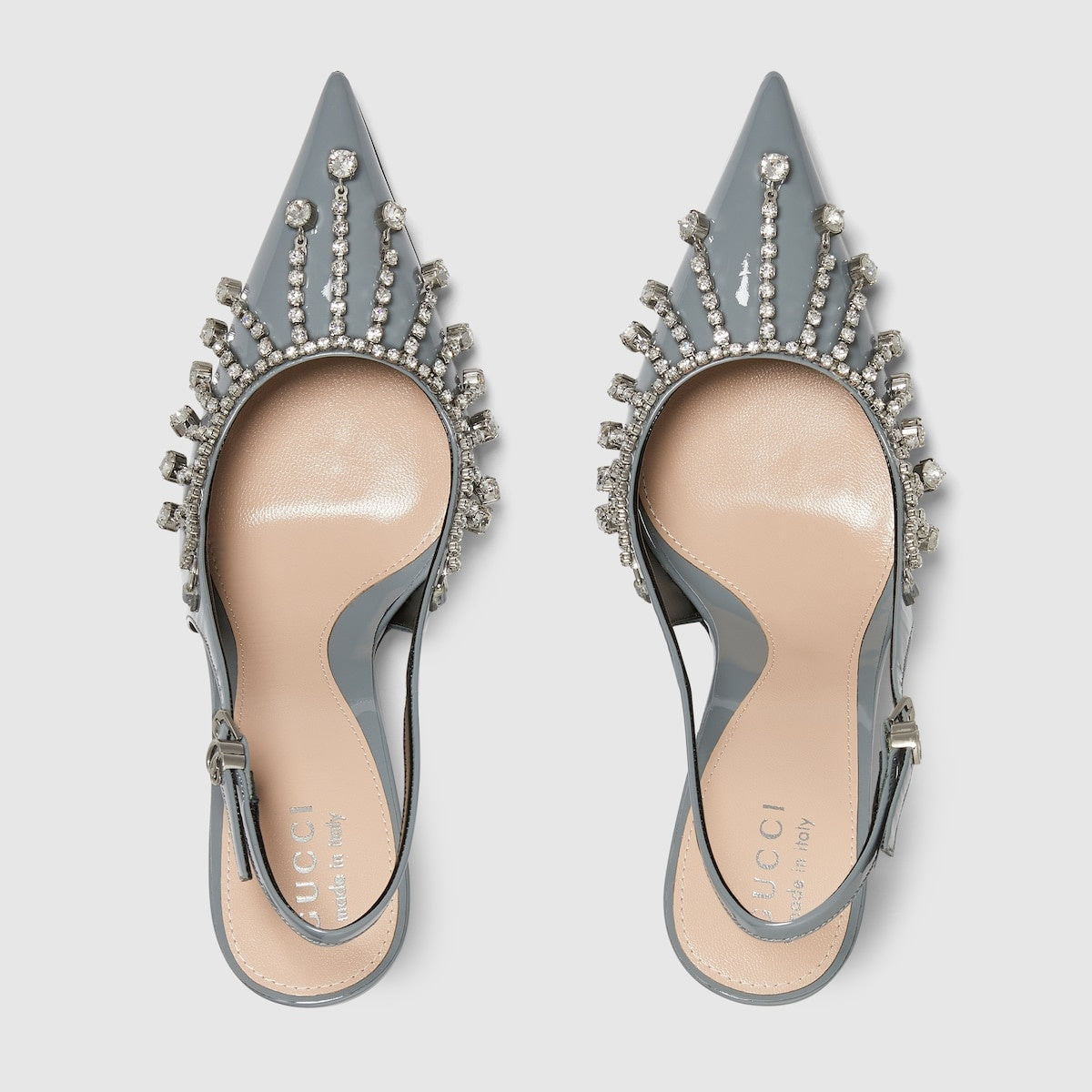 Gucci Crystal Chain Pumps