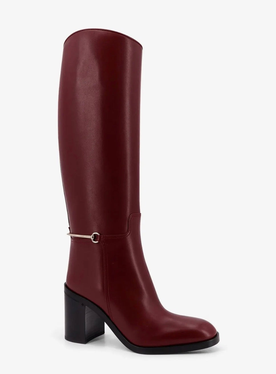 Gucci Slim Horsebit Leather Boots