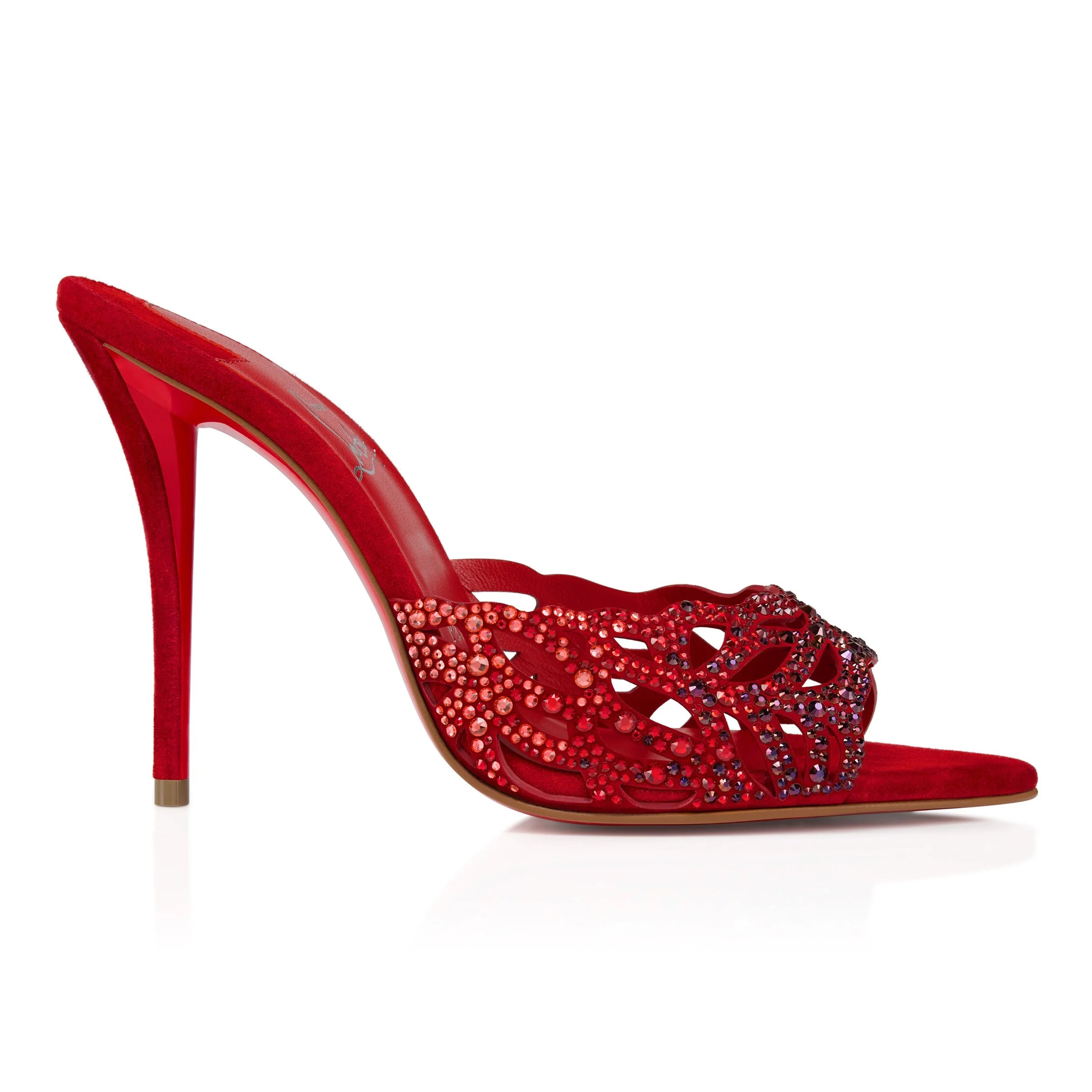 Christian Louboutin Lasera Strass Mules