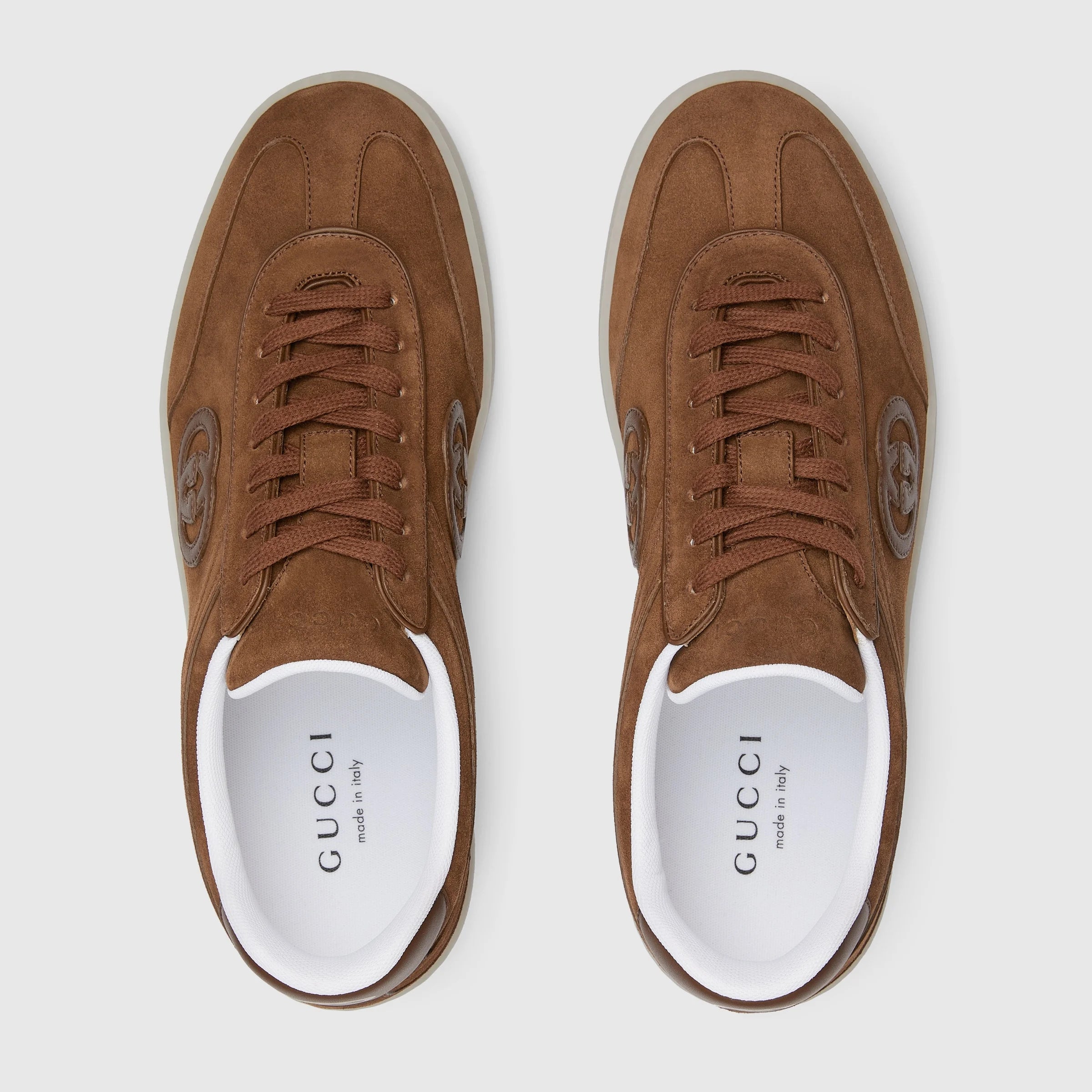 Gucci G75 Suede Sneakers