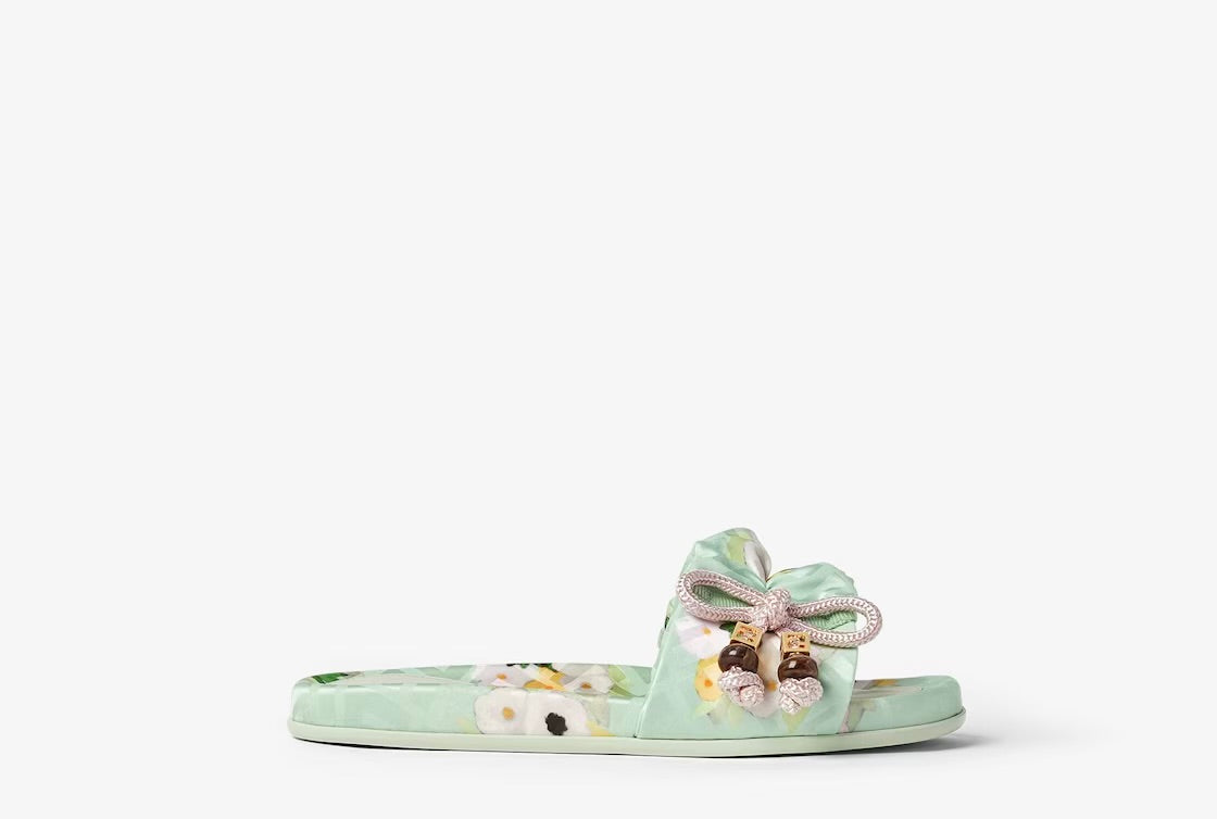 Fendi Feel Floral Jacquard Sandals
