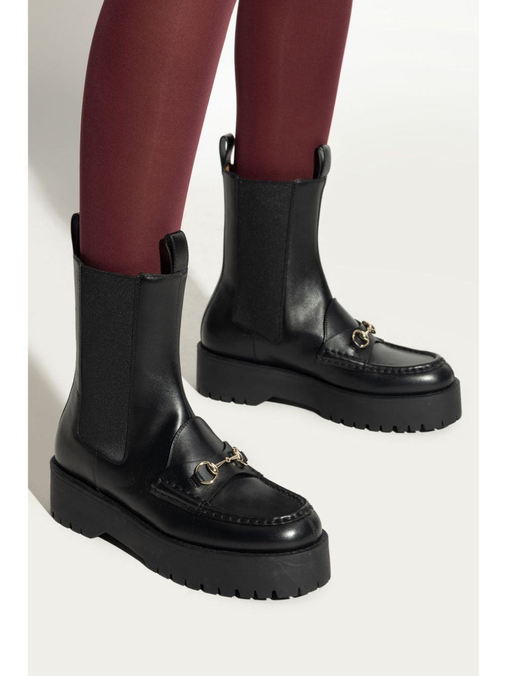 Gucci Horsebit Lug Sole Boots