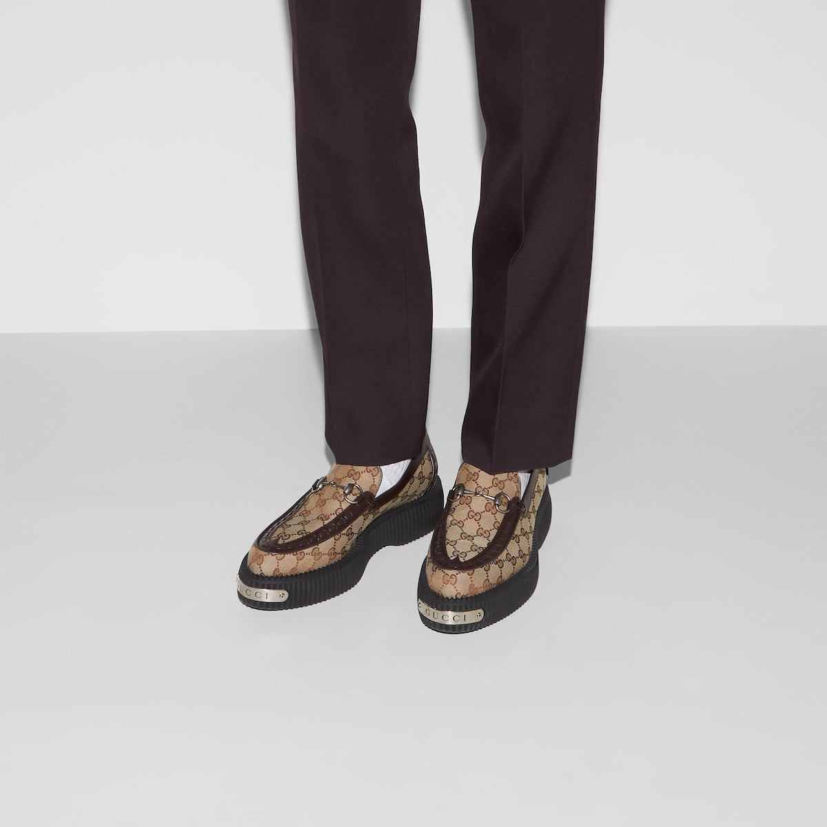 Gucci Horsebit GG Creeper Loafers