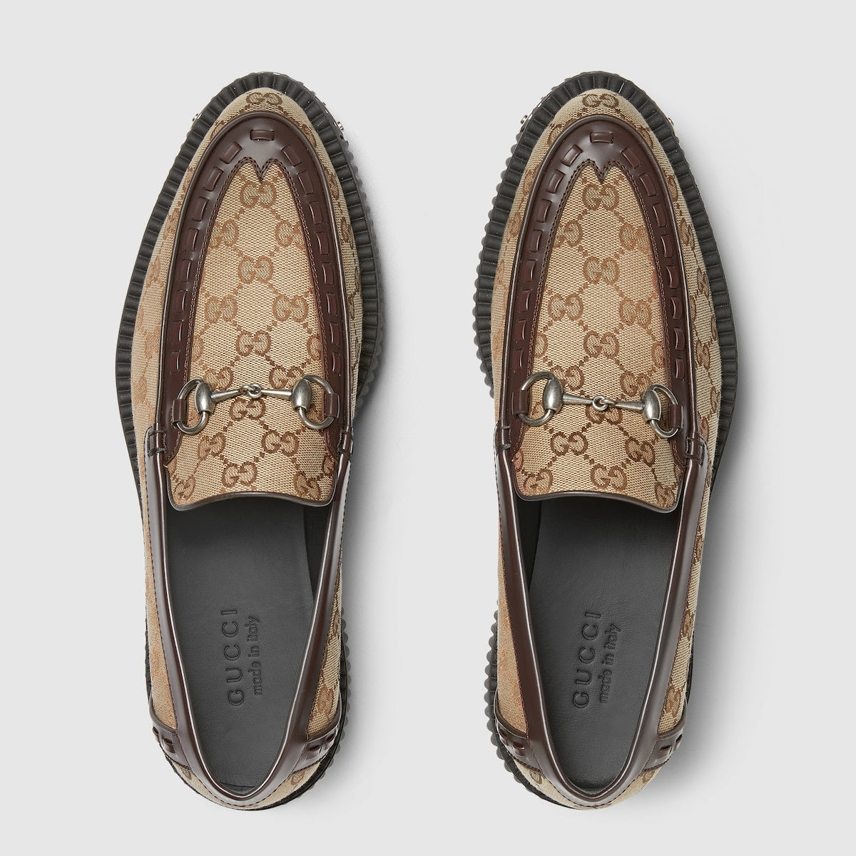 Gucci Horsebit GG Creeper Loafers