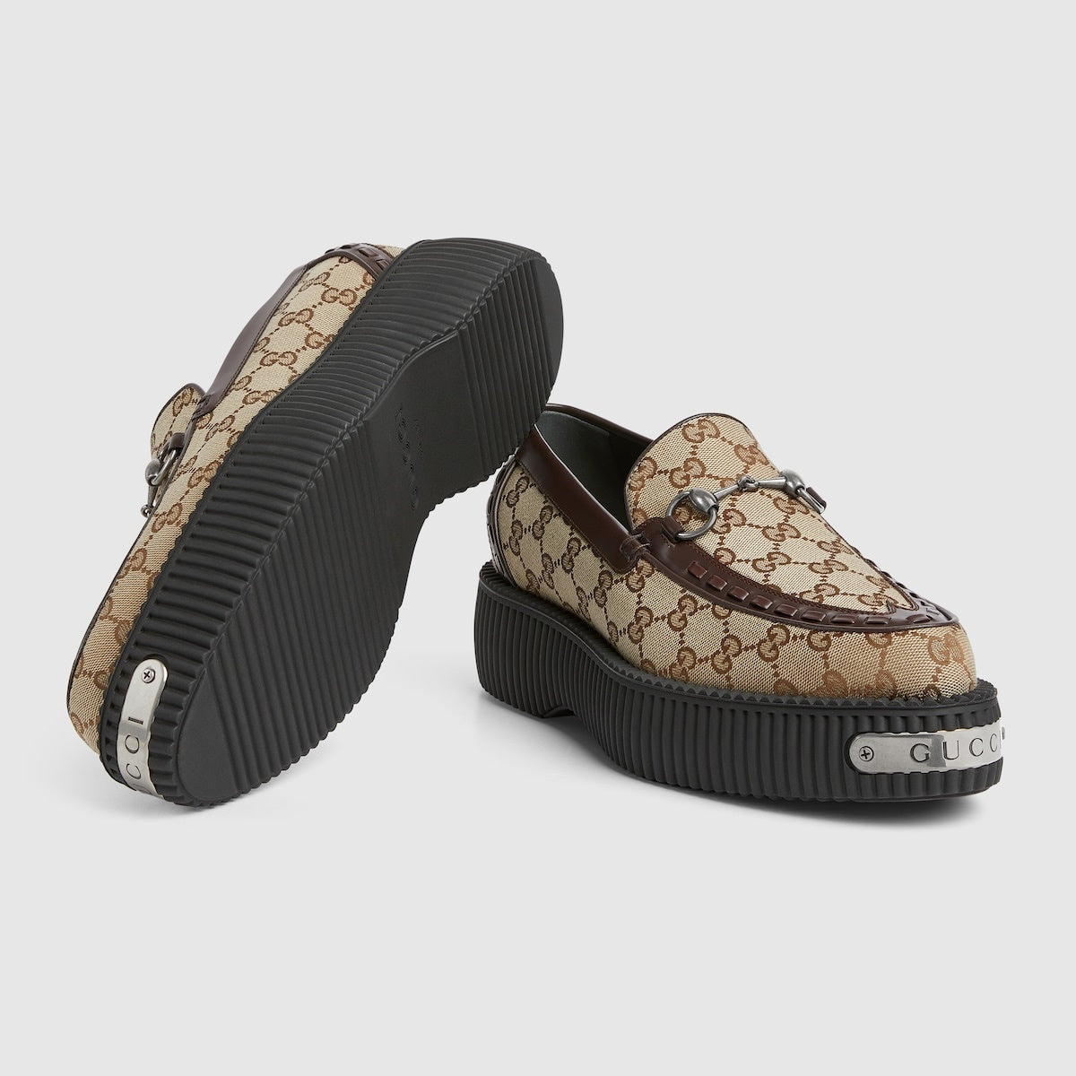 Gucci Horsebit GG Creeper Loafers