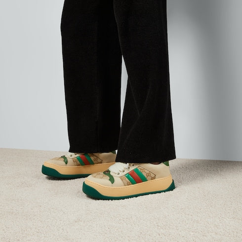 Gucci Screener Web Trainer Sneakers