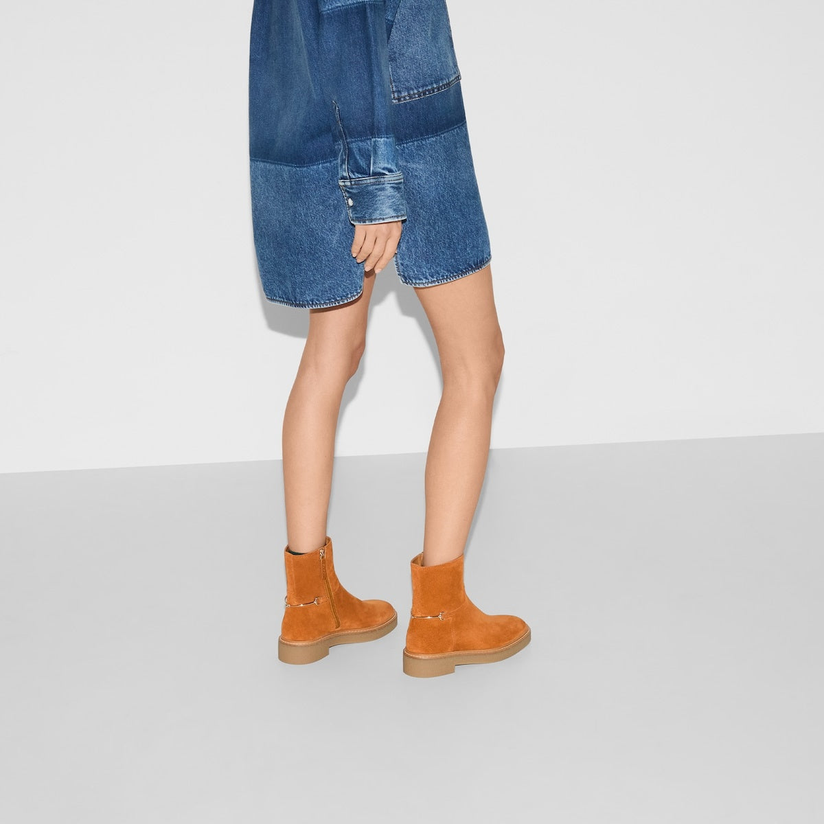 Gucci Slim Horsebit Ankle Boots