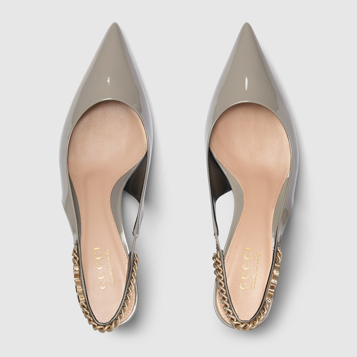 Gucci Signoria Patent Leather Pumps