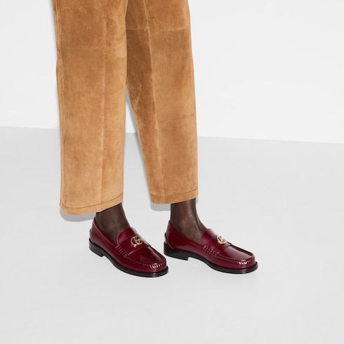 Gucci Double G Leather Loafers