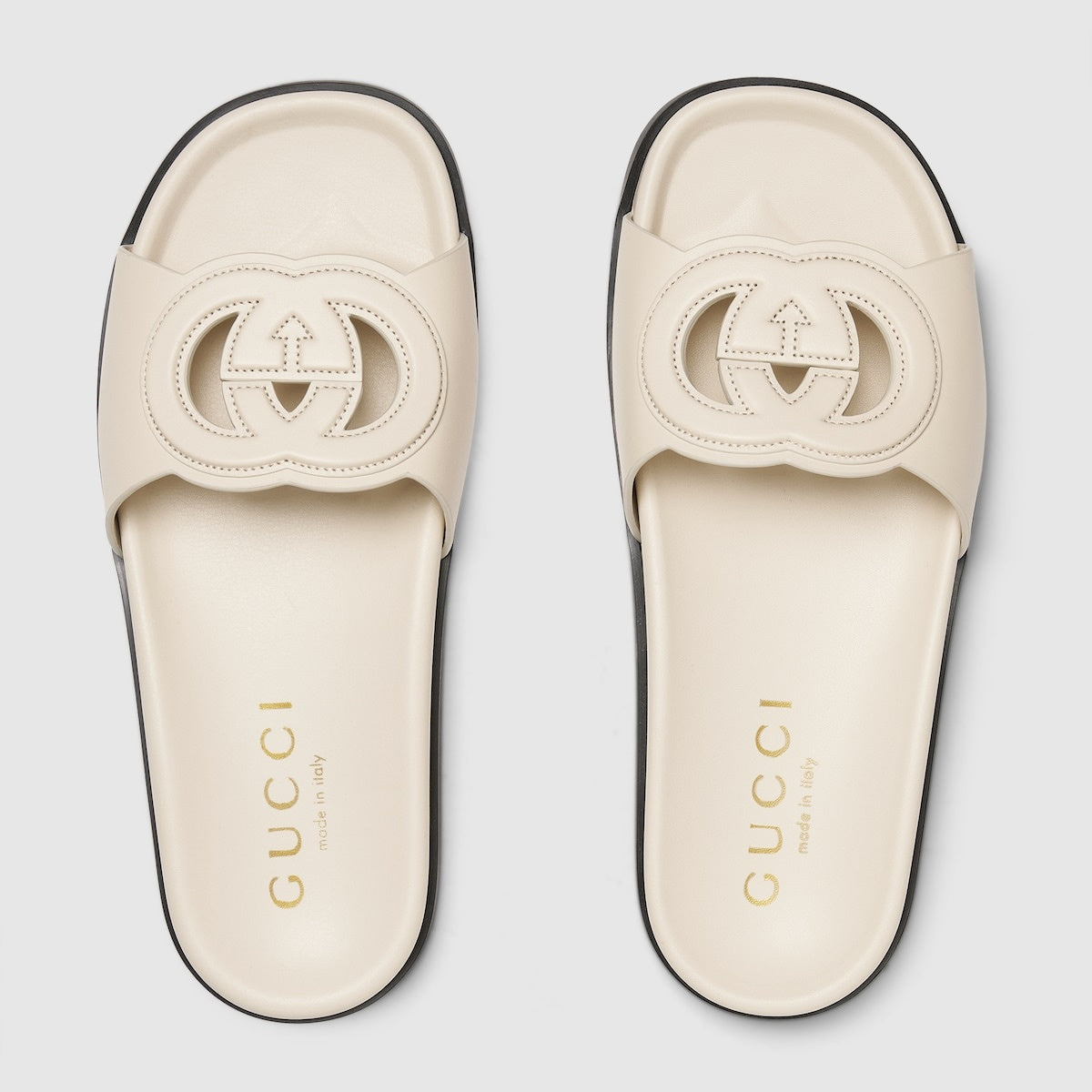 Gucci Interlocking G Slide Sandals