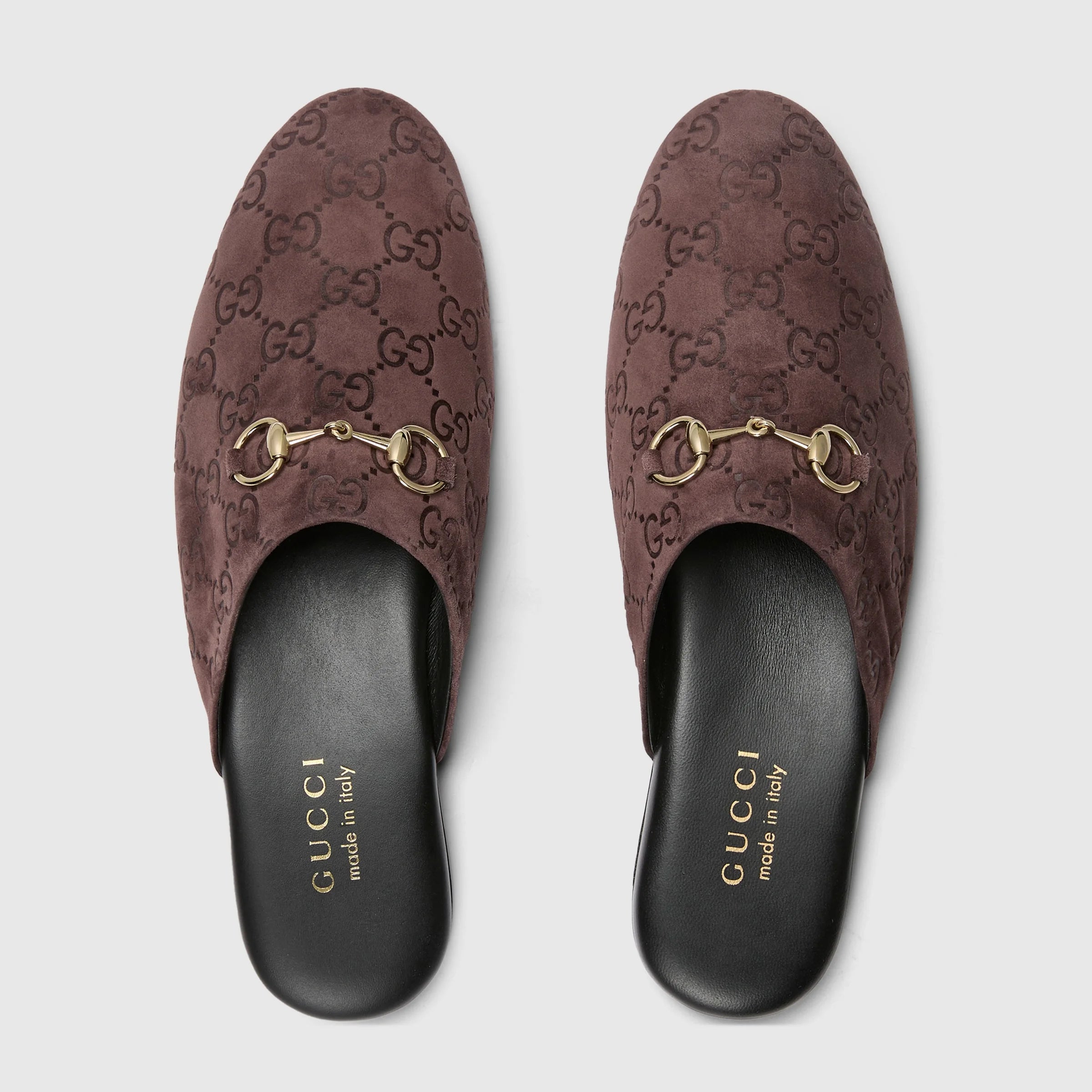 Gucci Horsebit GG Sabot Mules