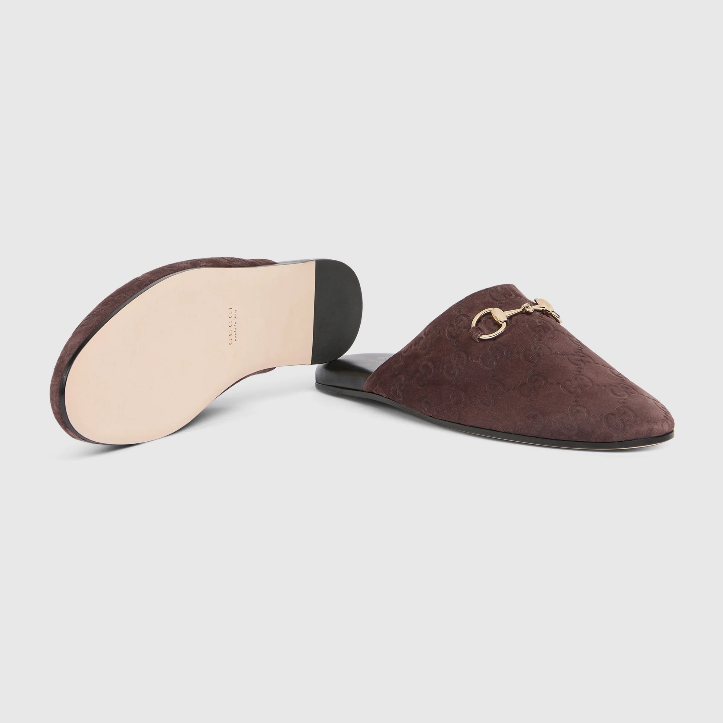 Gucci Horsebit GG Sabot Mules