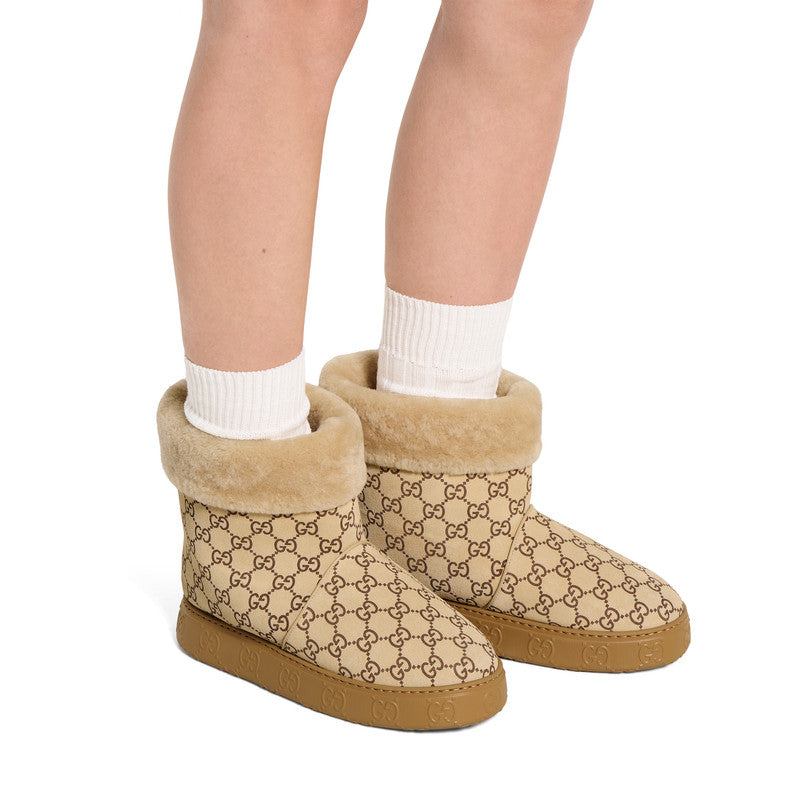 Gucci GG Merino Wool Boots