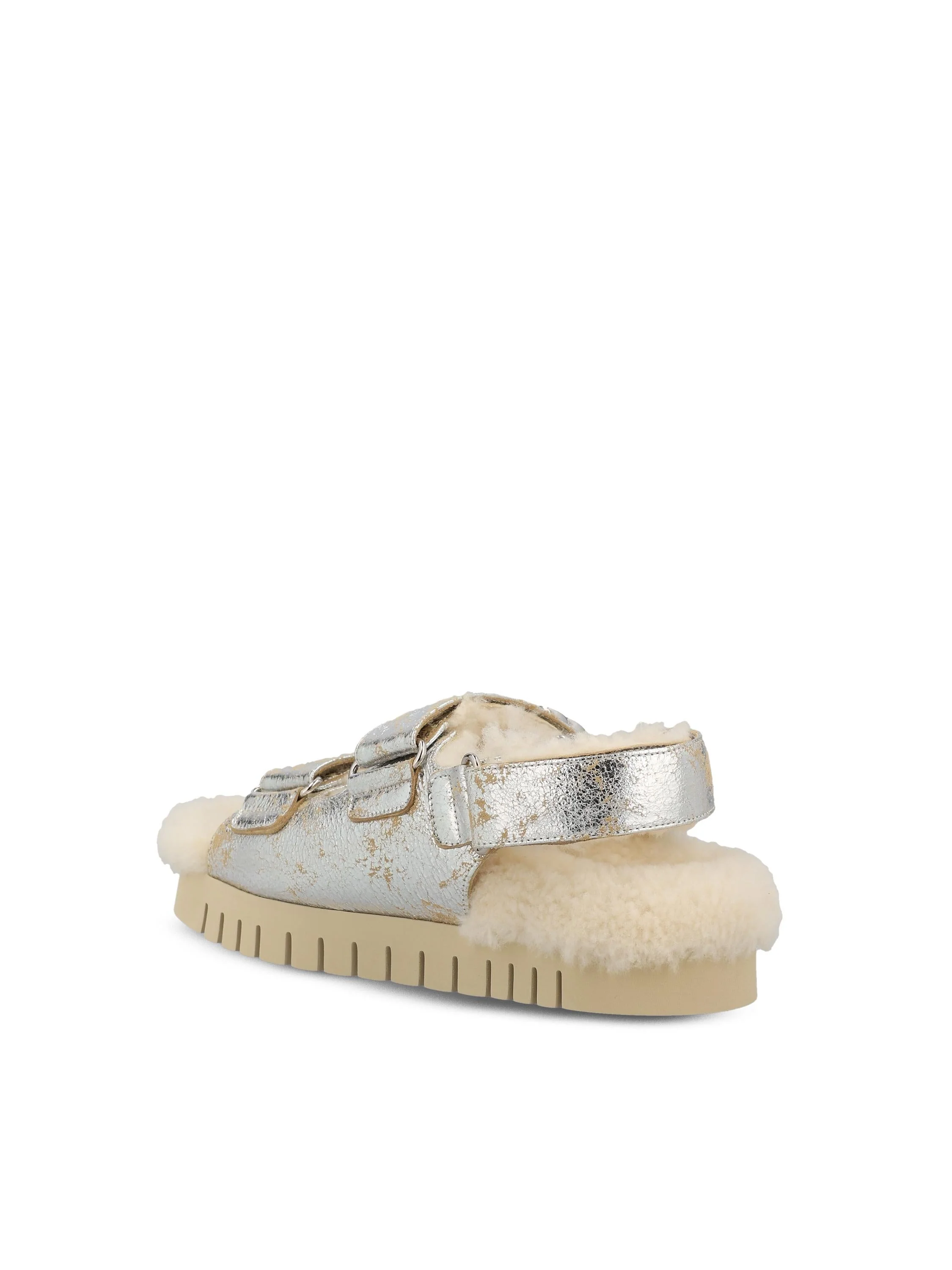 Gucci Double G Merino Wool Sandals