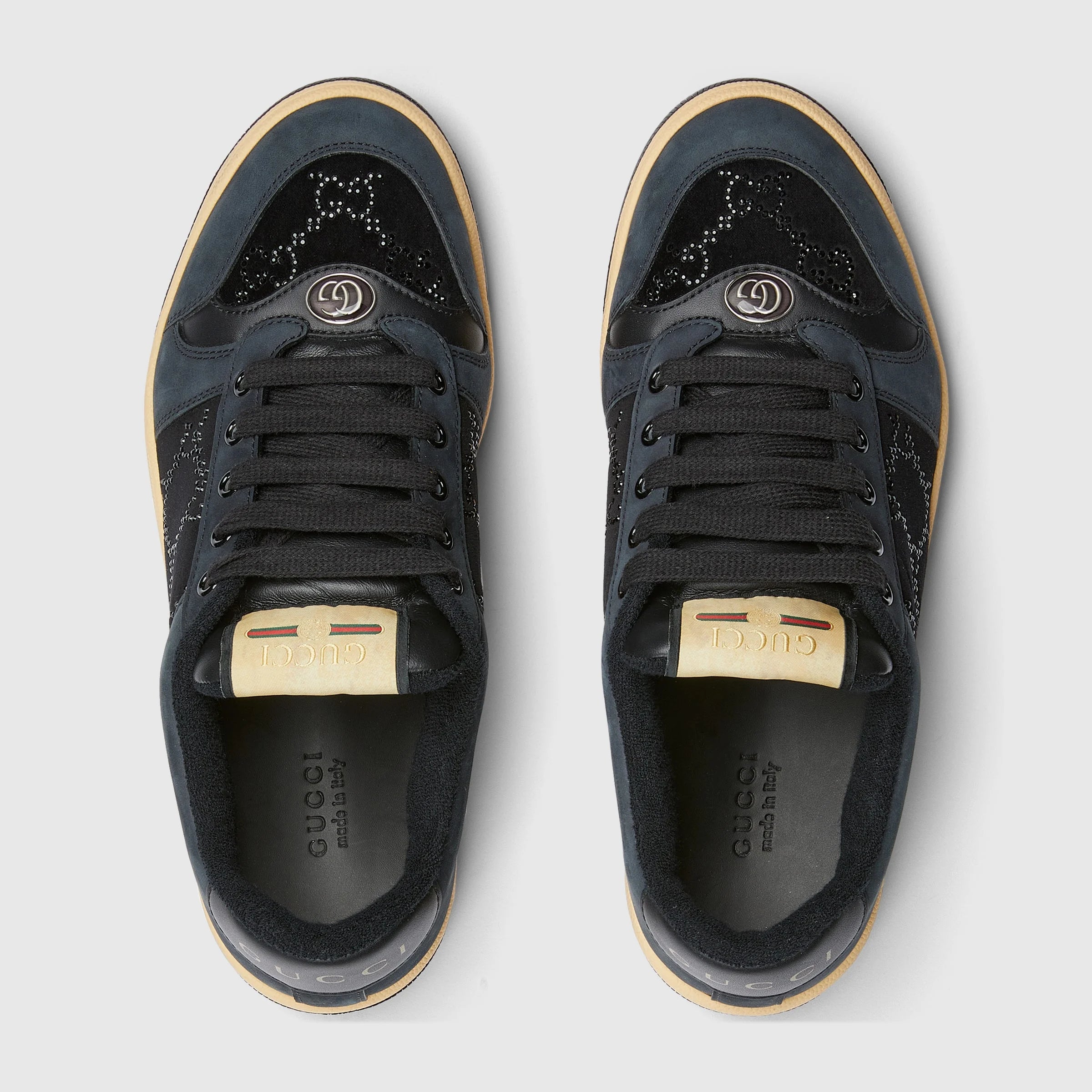 Gucci GG Crystal Screener Sneakers