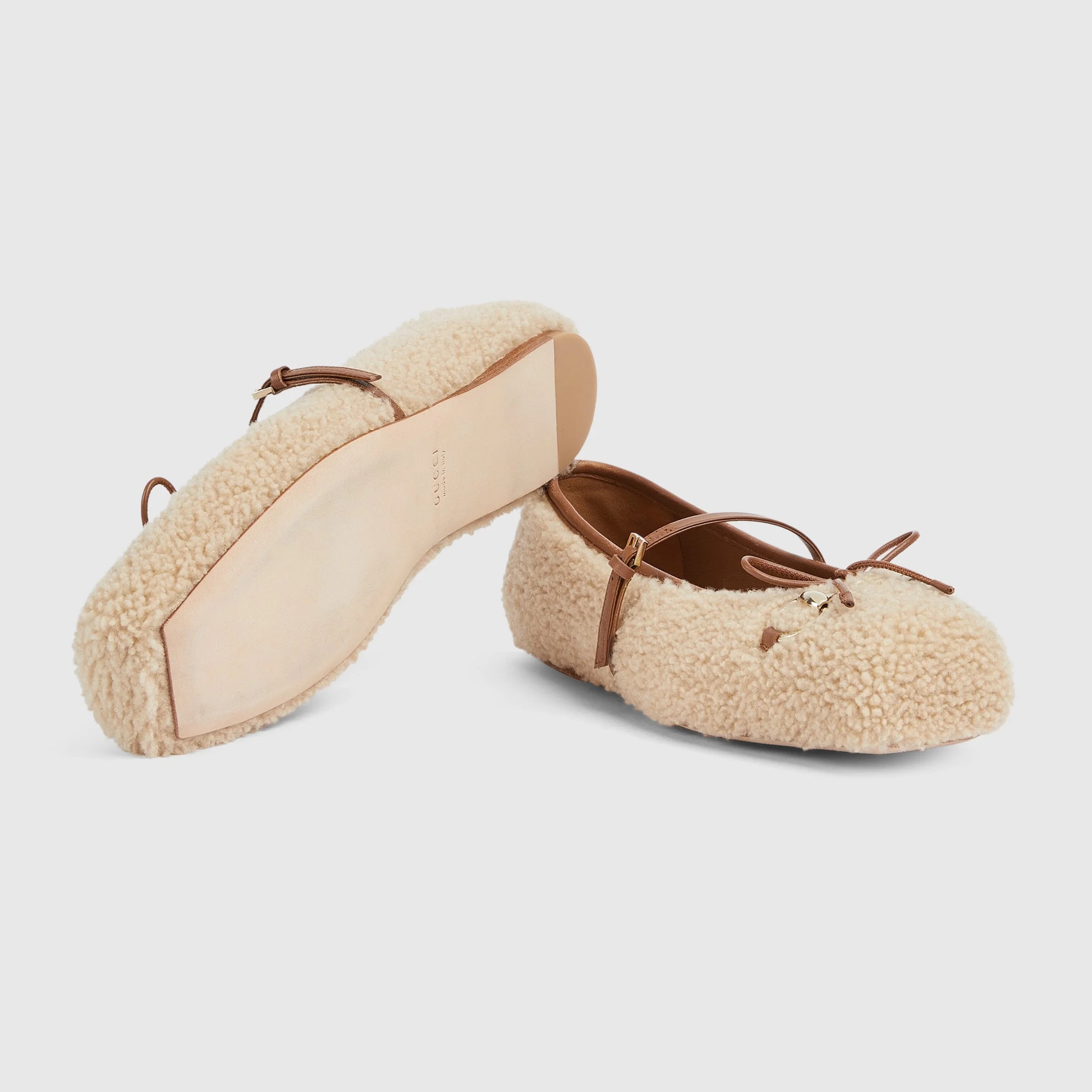 Gucci Horsebit Merino Wool Ballets