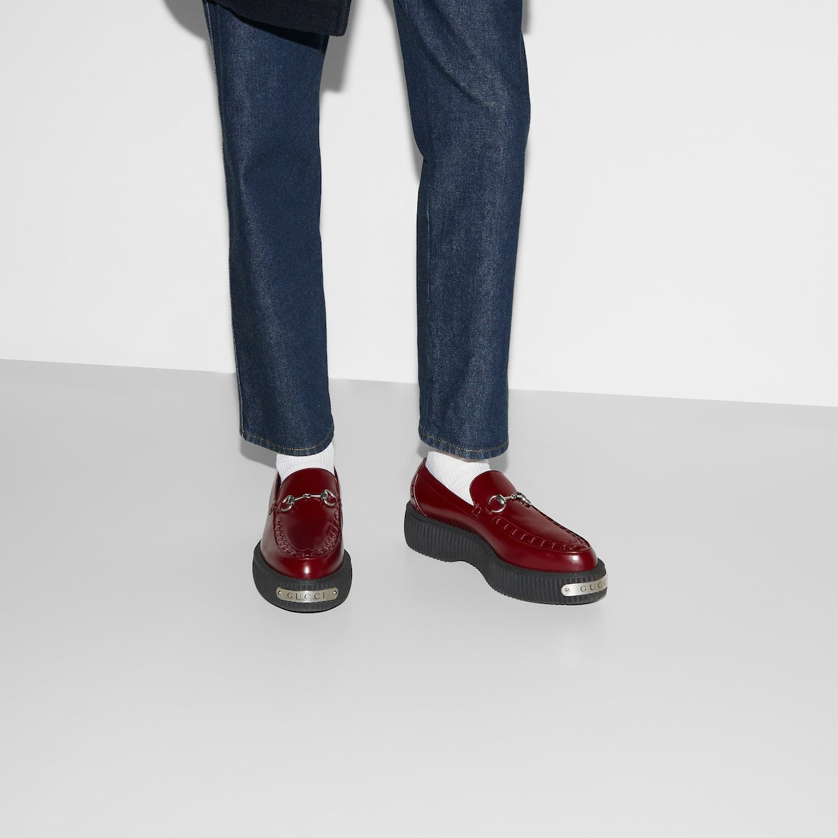 Gucci Horsebit GG Creeper Loafers