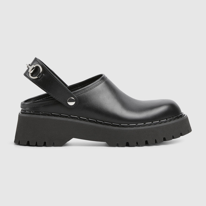 Gucci Horsebit Leather Mules
