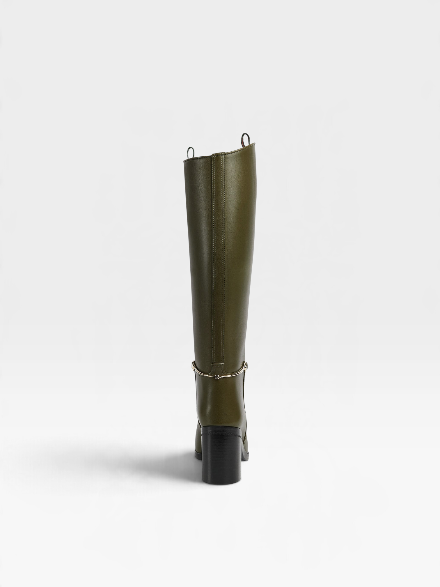 Gucci Slim Horsebit Leather Boots