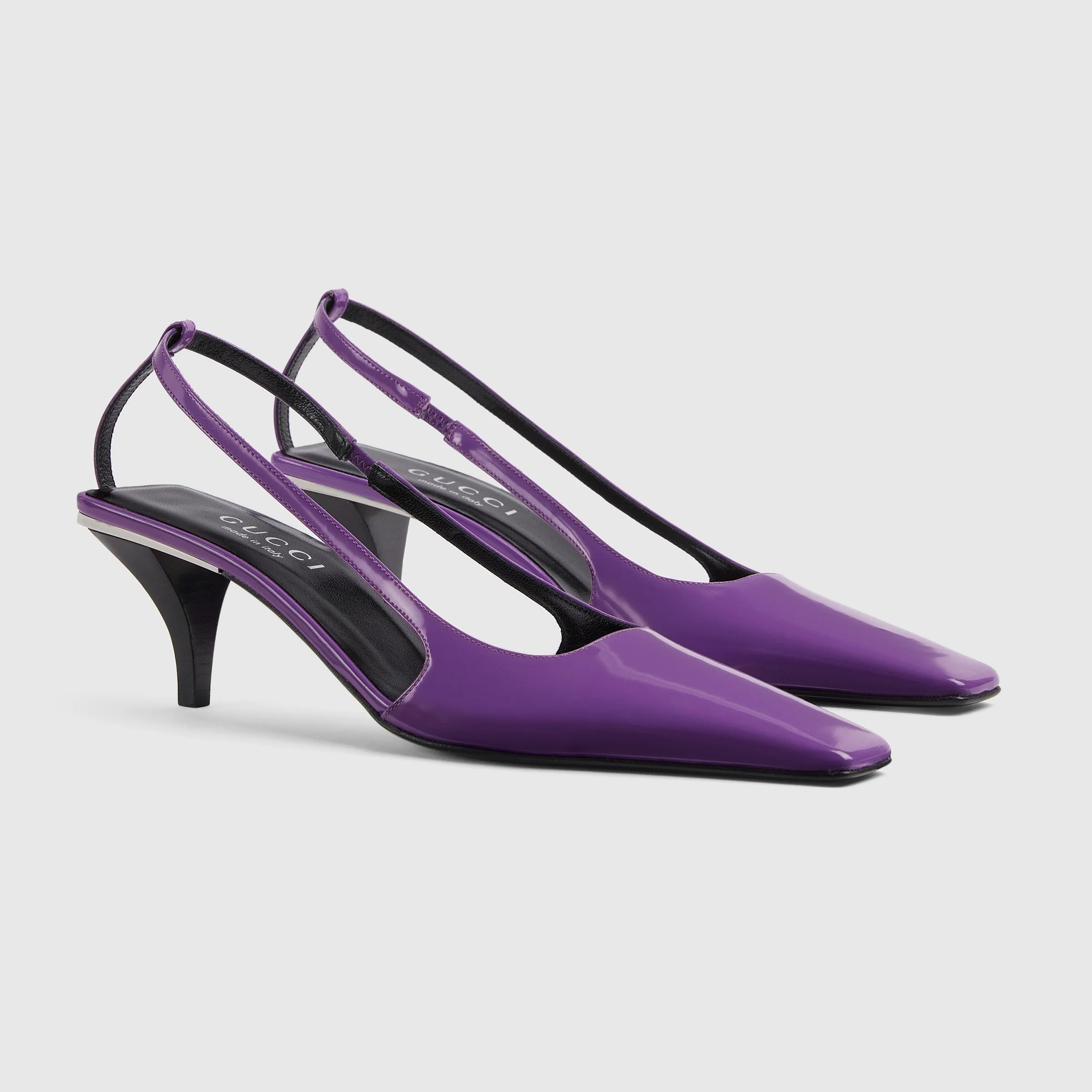 Gucci Crystal G Slingback Pumps