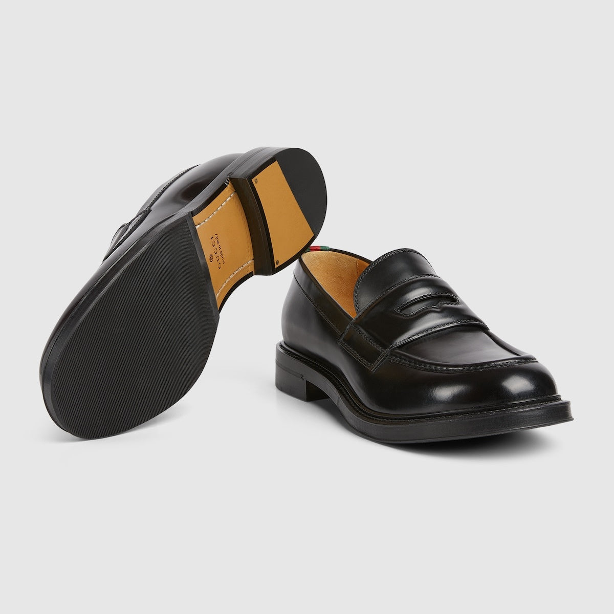 Gucci Web Detail Loafers