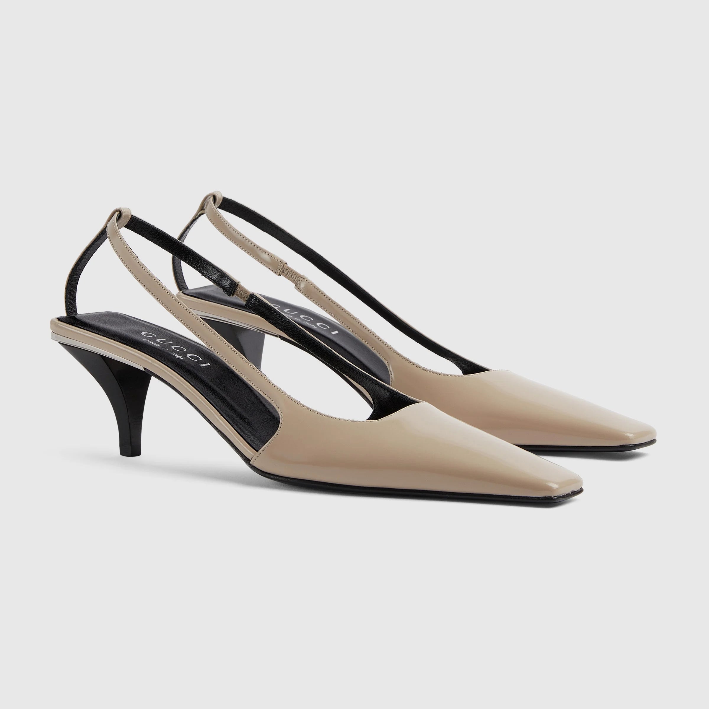 Gucci Crystal G Slingback Pumps