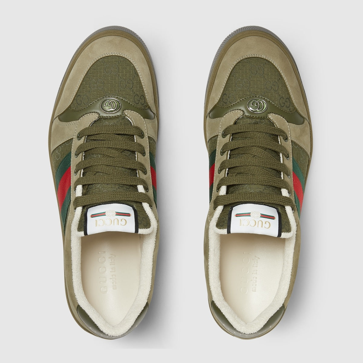 Gucci Screener Web GG Canvas Sneakers