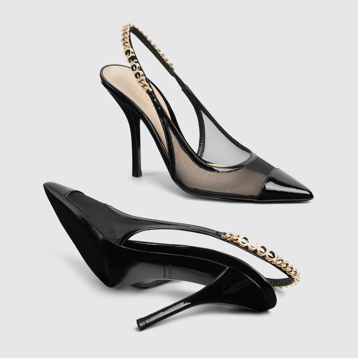 Gucci Singnoria Slingback Pumps