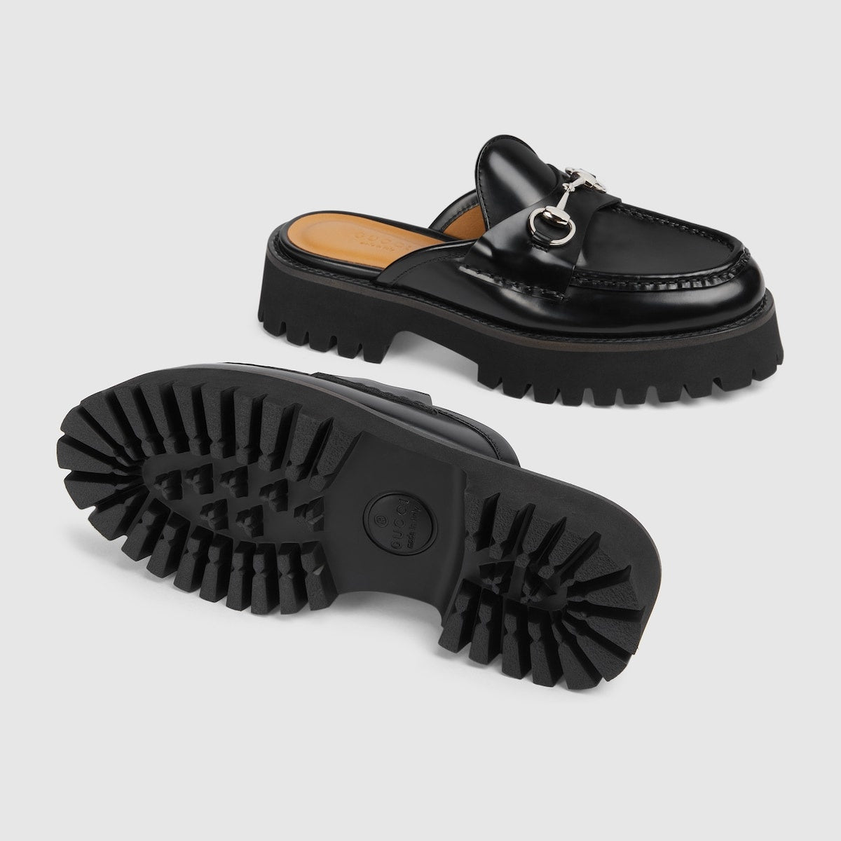 Gucci Horsebit Leather Mules